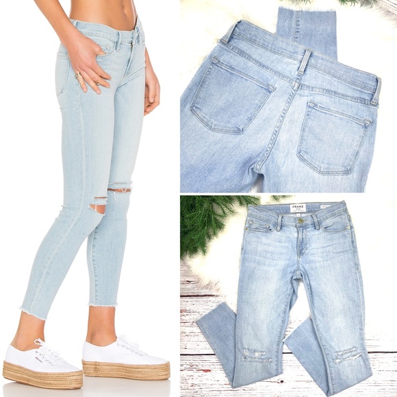 Frame Denim Denim - 👖|•FRAME DENIM•| de Skinny de Jeanne Crop👖